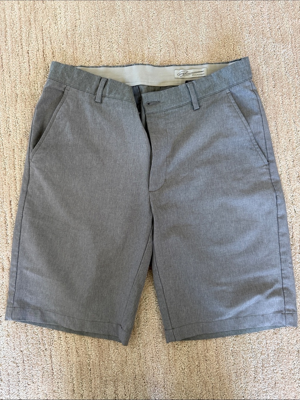 Men's Gray Chino Shorts